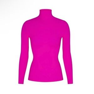 Skims Long Sleeve always sold out pink turtle neck